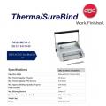 GBC Surebind 2 (可釘裝 500 頁厚度) 熱熔夾條訂裝機 (手動打孔和上膠條，電熱熔封口)