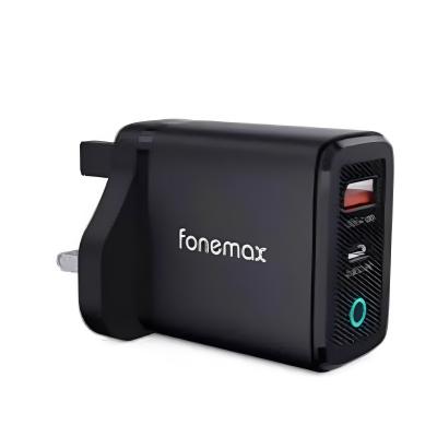 Fonemax FM-UK-45W 45W 充電器( 1XUSB-A+1XUSB-C )-符合機電工程署認證