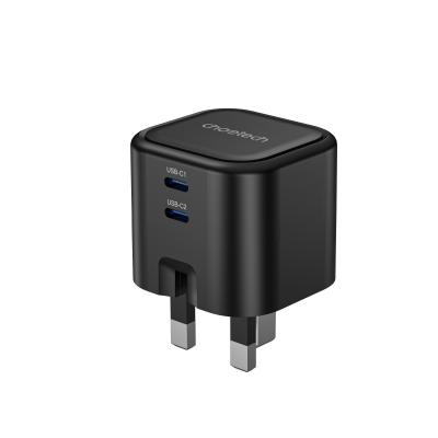 Choetech PD3066-UK-BK 雙USB-C GaN 充電器 (45W Max) 