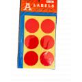 A Labels No.22 48mm 火漆/紅太陽 Lable-(紅色)-24個/包
