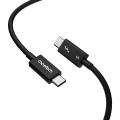 Choetech 3011-CA-BK Thunderbolt 5A USB-C 連接線-1M