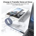 Choetech 100W USB-C 磁吸收納線 1米