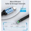Choetech USB4.0 GEN3 240W 8K 連接線-1.2M