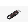 Netac US18 USB3.2(USB-A+USB-C) USB Drive 鋅合金旋轉式OTG 雙用手指-128B