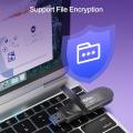 Netac US9 USB3.2 Gen2(USB-A+USB-C) USB Drive 鋅合金OTG 雙用手指-256GB