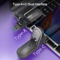 Netac US9 USB3.2 Gen2(USB-A+USB-C) USB Drive 鋅合金OTG 雙用手指-512GB