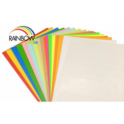 Rainbow TAGos A4 鐳射/噴墨打印用彩色標籤貼紙(50張/包)16種顏色,21種尺寸