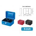 Carl CB-2006N Cash Box 6吋 單鎖匙錢箱