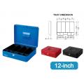 Carl CB-2012N Cash Box 12吋 單鎖匙錢箱