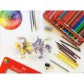 Faber-Castell 115893 Classic 六角形鐵盒彩色木顏色筆(60色)