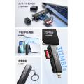 Ulanzi CR3  (Type-C + USB-A) 4.0 速率狂飆高質鋁金屬 三合一高效讀卡器