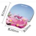 Fellowes CRC91790 Microban 抗菌防護水晶o者喱滑鼠墊（花朵圖案款式）